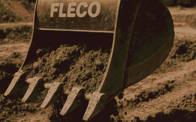 Utilisation d’un godet fléco en terrassement