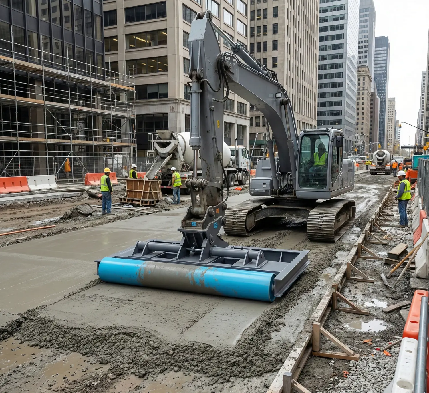 Lame de nivellement pour pelle